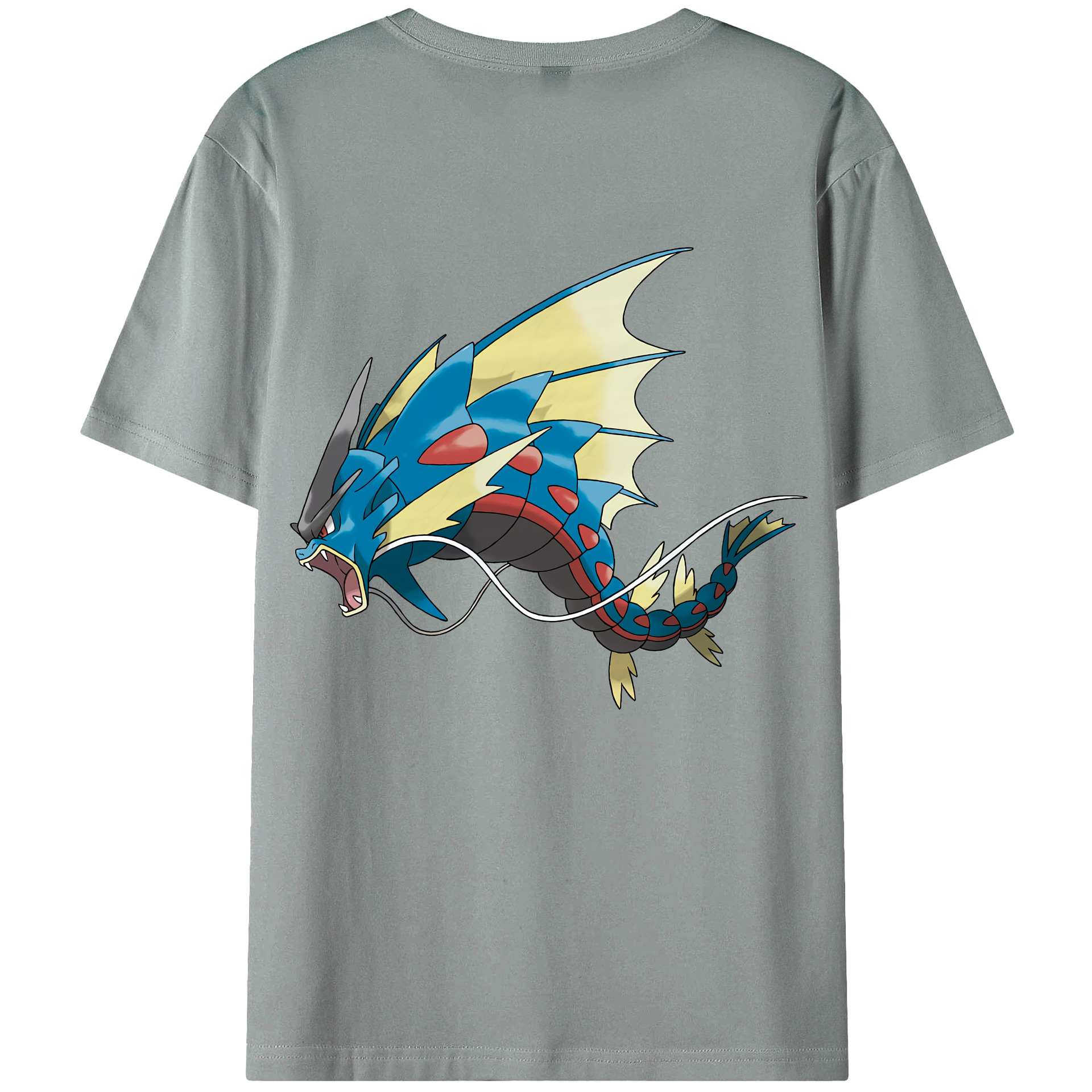 （画像用） ポケットモンスター Pokémon 綿100％ メンズ半袖Tシャツ（バックプリント） 通気性